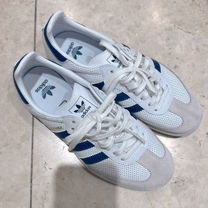 Adidas Childs White Samba Shoes, Size 4